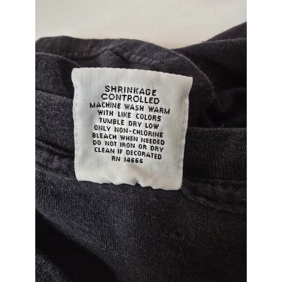 Vintage 1994 Bob Dylan Concert Shirt Sz Large Black East West Touring Co LEE - Picture 7 of 11